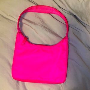 Neon Pink Shoulder Bag